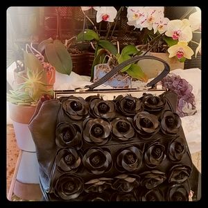 Clever Carriage Company Black Leather Bag